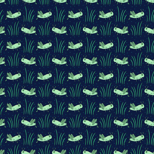 Paintbrush Studios | Backyard Bugs | Grasshoppers | Navy