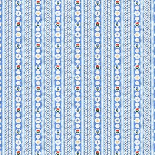 Paintbrush Studio | Cozy Cottage Blenders | Sweater Stripe | Blue