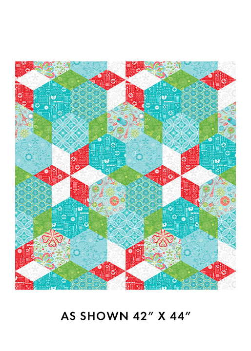 Benartex | Endless Hexagons Multi
