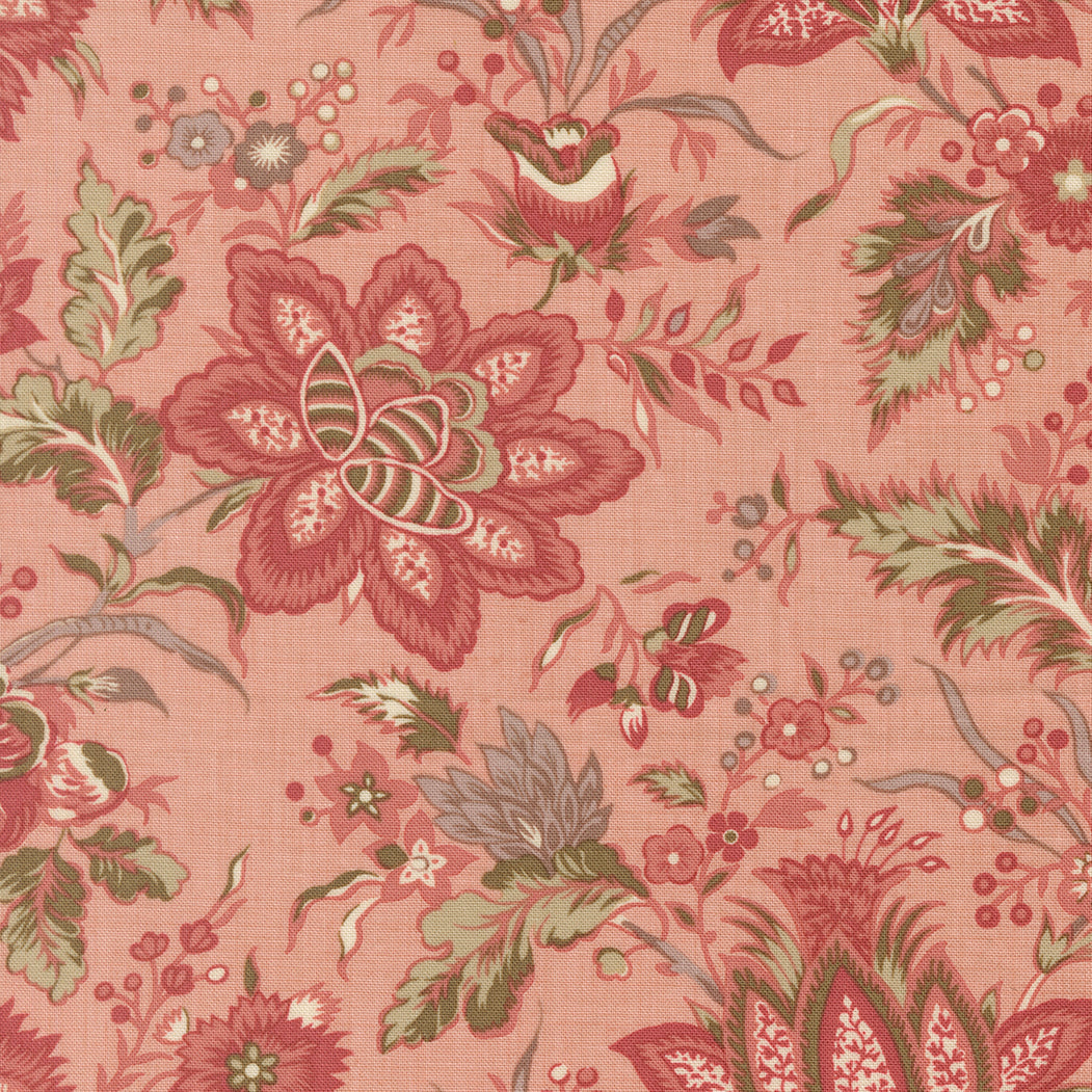 Moda | Fleur De Paris | French General | Big Florals | Pale Rose