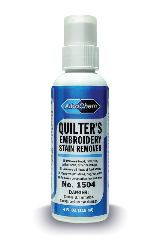 AlbaChem | Quilter's Embroidery Stain Remover | 4 fl oz