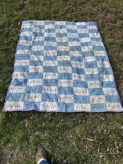 Quilt | Vintage (circa 1951) Signature Qullt | Curated Collection
