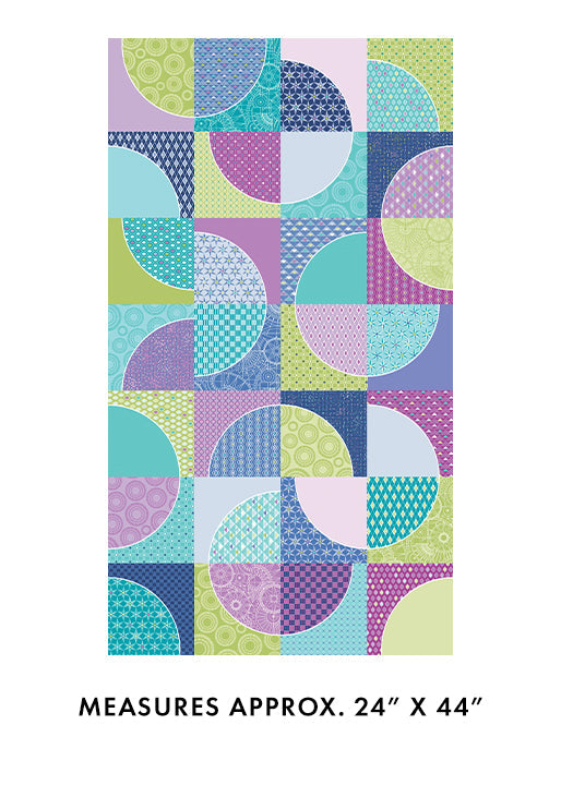 Benartex | Cityscape | Night | Endless Drunkard's Path