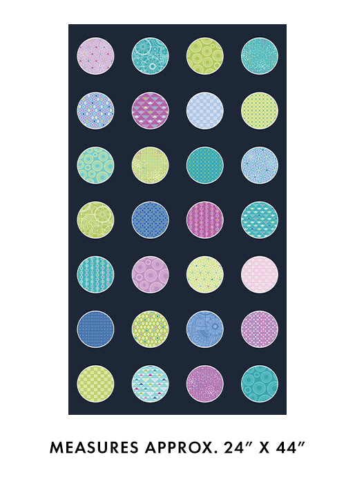 Benartex | Cityscape Night | Endless Circles Night