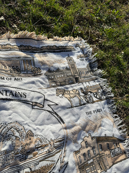 Throw | City of Fountains Kansas City | Vintage | Curated Collection