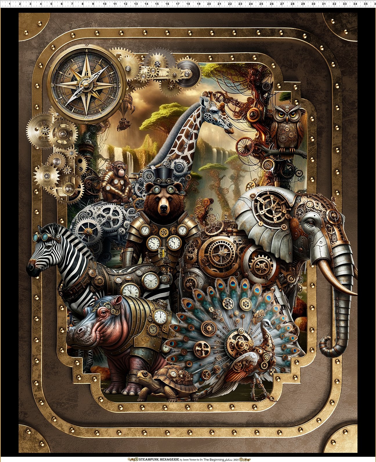 In the Beginning | Steampunk Menagerie | Jason Yenter | Style-Color 1ST-1 | Panel