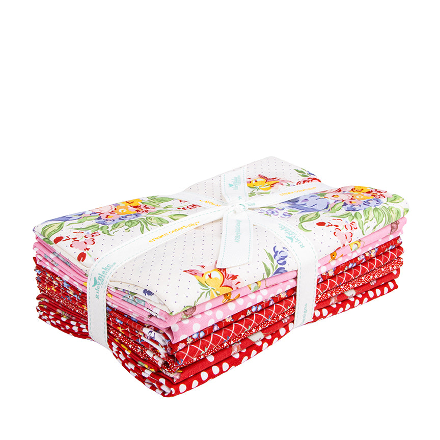 Dear Sweethearts 1 Yard Bundle Ivory, 8 Pcs. by Riley Blake Designs