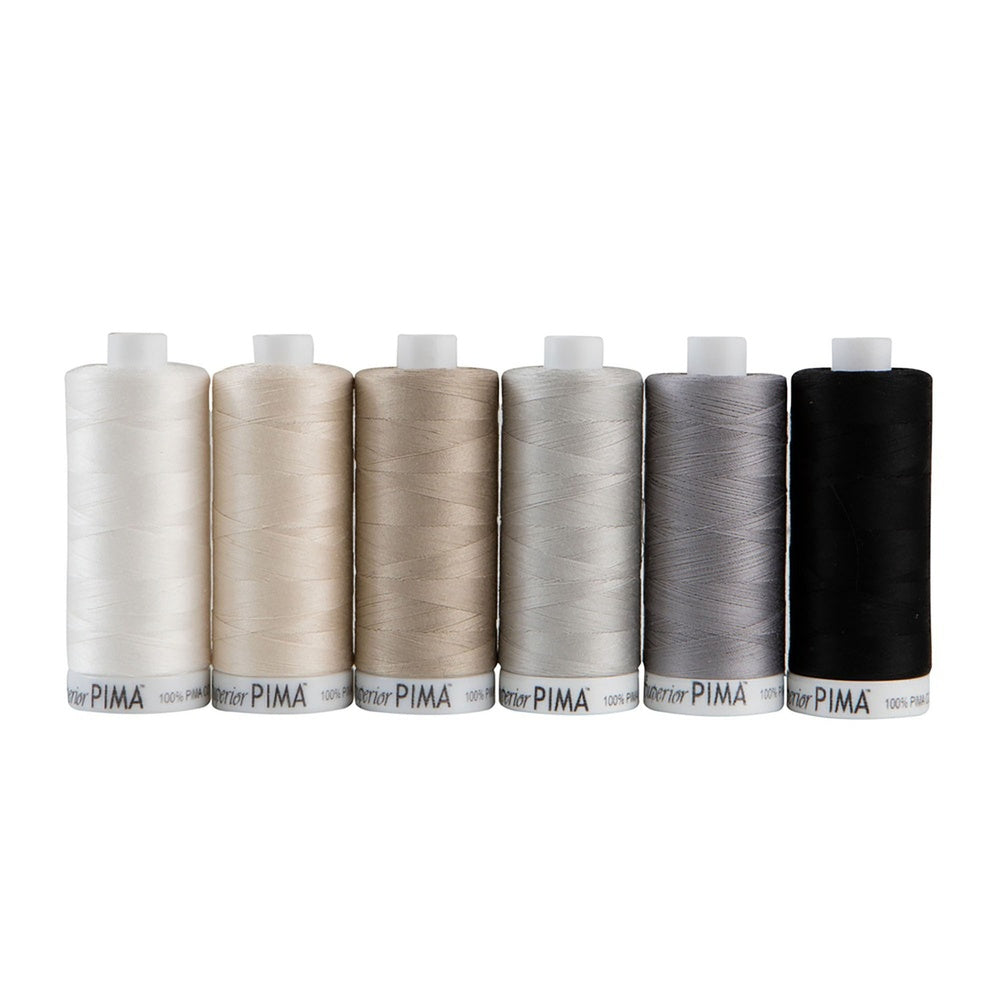 Superior Pima | Neutrals | 6 Spool Collection With Case