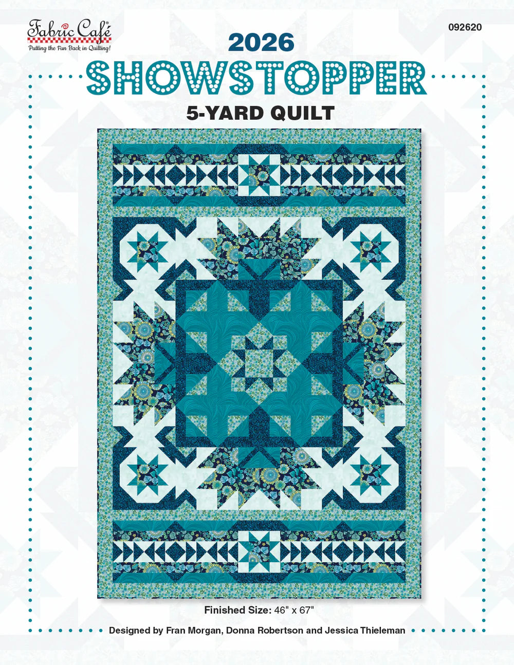 Pattern | Fabric Café | 2026 Showstopper 5-Yard Quilt Pattern
