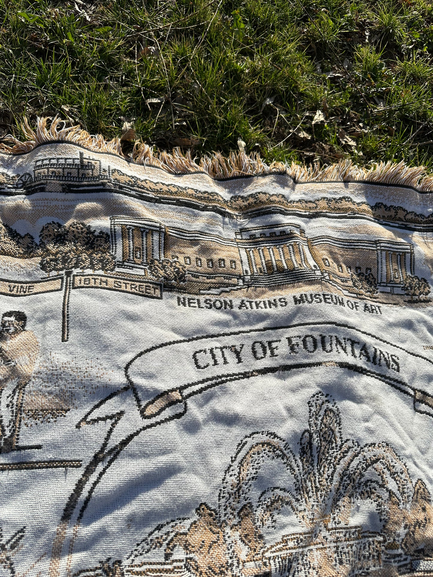 Throw | City of Fountains Kansas City | Vintage | Curated Collection