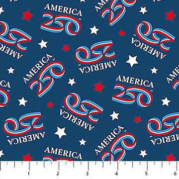 Northcott | America 250 | 250 Toss | Navy