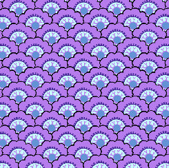 QT Fabrics | Madelyn | Scallop | Lazy Girl Designs | Violet