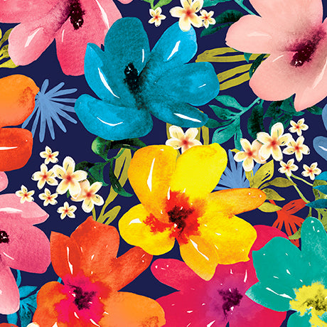 Ink & Arrow | Mingle | Floral | Navy