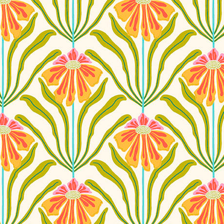 Ink & Arrow | Wild Beauty | Floral Geo | Light Cream