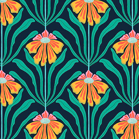 Ink & Arrow | Wild Beauty | Floral Geo | Midnight