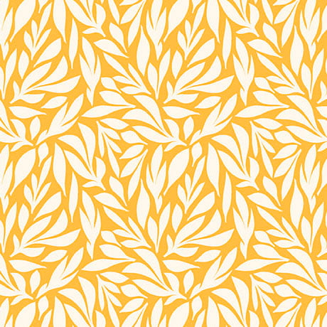 Ink & Arrow | Wild Beauty | Leaf Silhouette | Yellow