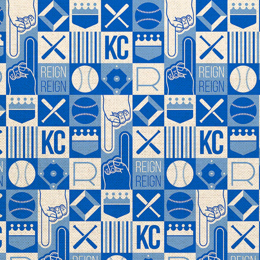 PBS | Wide | The Reign | KC Baseball Theme | Canvas
