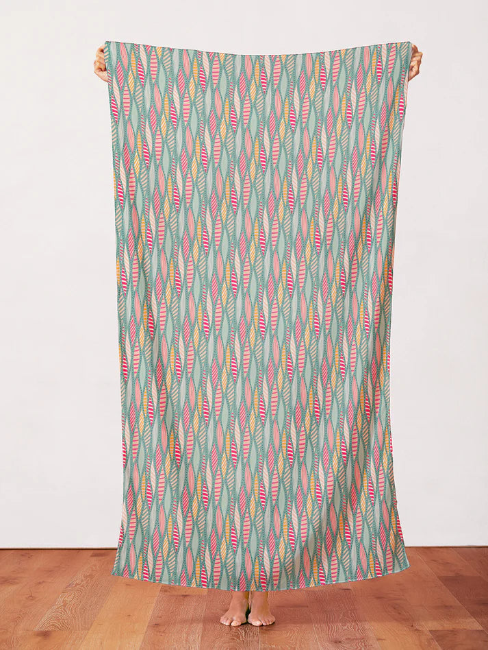 PBS | Wide Back | Paradise Birds | Feather | Light Blue
