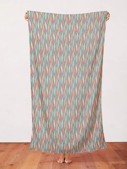 PBS | Wide Back | Paradise Birds | Feather | Light Blue
