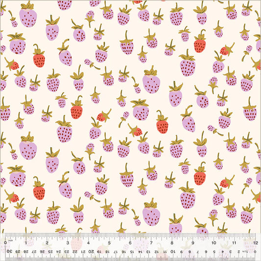 Windham Fabrics | Briar Rose | Strawberry | Lilac | Heather Ross | 108" Wideback | 37024W-2DES