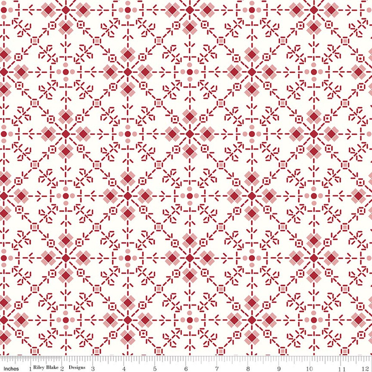 Riley Blake Designs | Lori Holt | Bee Plaids | Homemade | Red | 108"