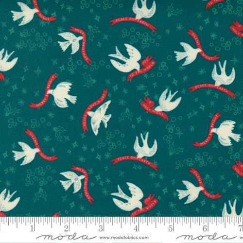 Moda | Cheer and Merriment | Good Tidings Novelty Bird | Green