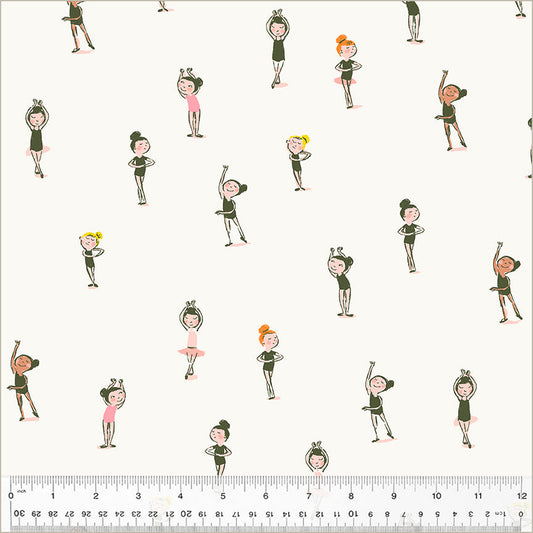 Ballerinas Cream from Heather Ross Favorites by Windham Fabrics