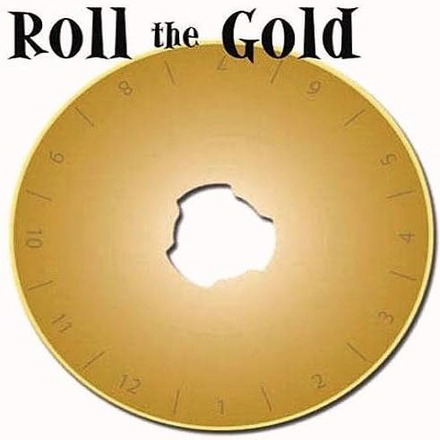 Roll the Gold | 45mm Rotary Blades | 2 or 10 Pack