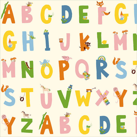 Alphabet Cream from Heather Ross Favorites by Windham Fabrics