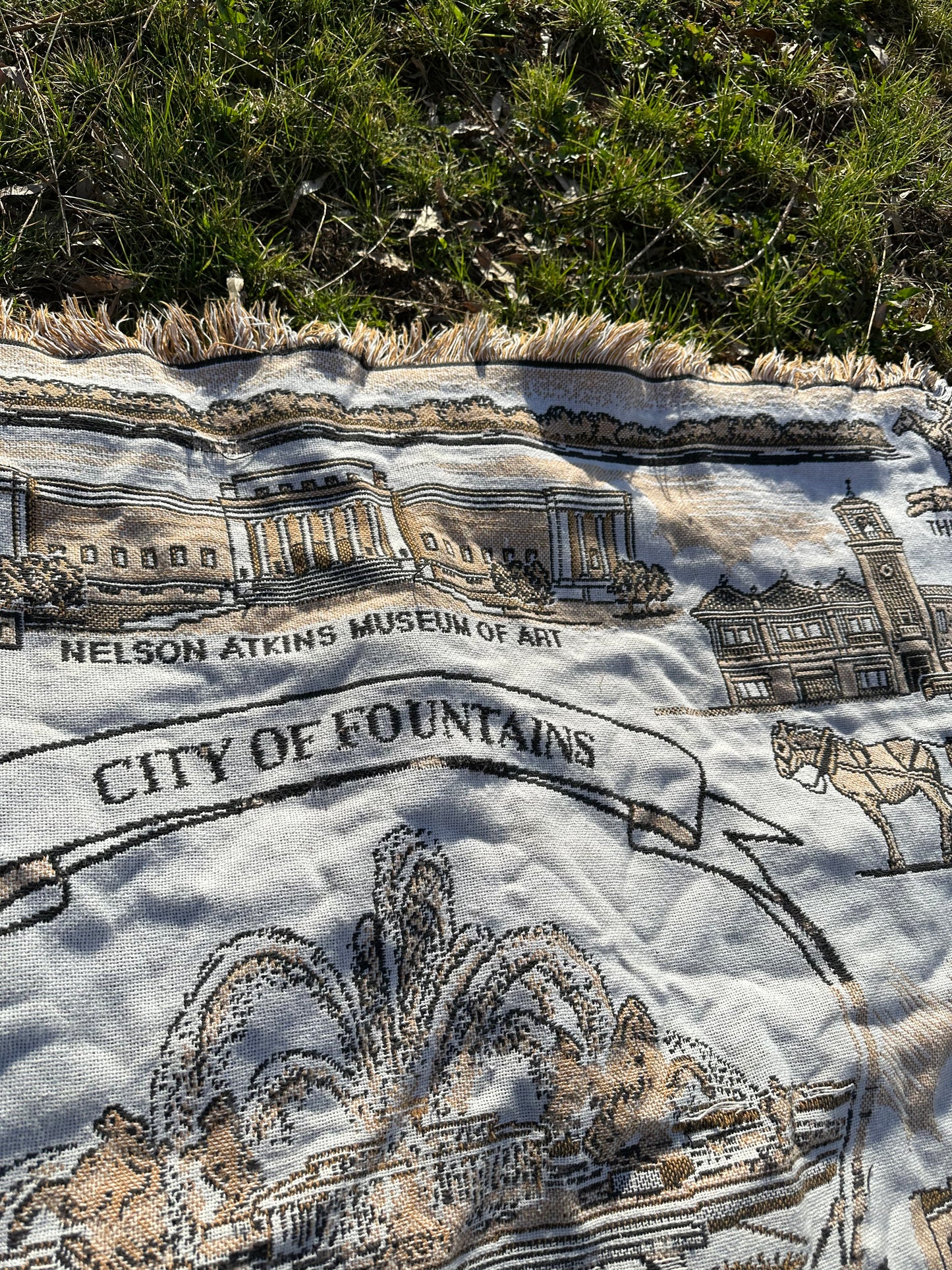 Throw | City of Fountains Kansas City | Vintage | Curated Collection