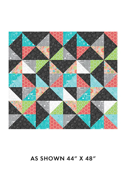 Benartex | ENDLESS Triangles | Multi | SEWING ROOM 2 FABRIC BY AMANDA MURPHY