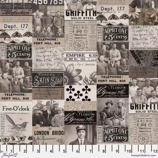 FreeSpirit | Tim Holtz | Palette Charcoal | Charcoal Collage | Charcoal
