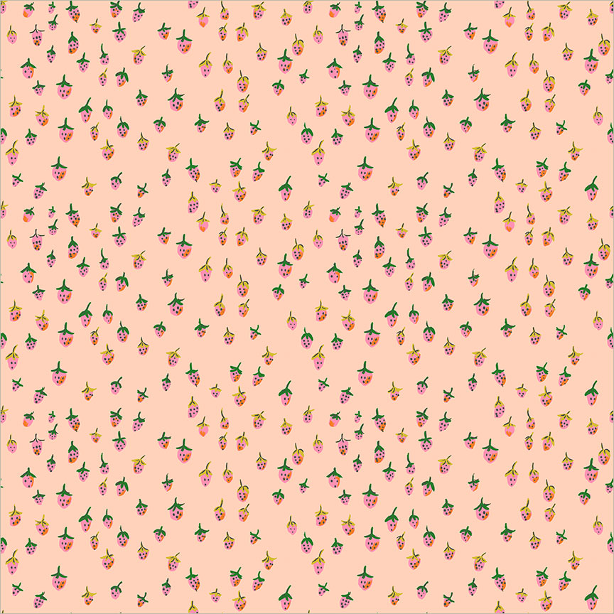 Field Strawberries Blush from Heather Ross Favorites by Windham Fabrics