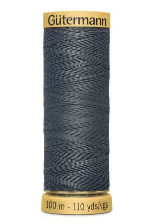 Gütermann Thread Cotton 50 100m Solid Color Gray # 744491-9430
