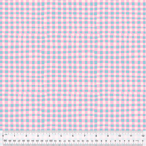 Windham Fabrics | Country Mouse | Checkers | Lilac | Heather Ross