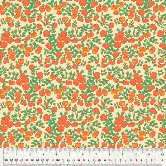 Windham Fabrics | Forestburgh | Apples | Peach | Heather Ross
