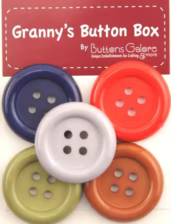 Grannys Button Box Buttons Chunky Colonial 1-5 |8in
# GBX301