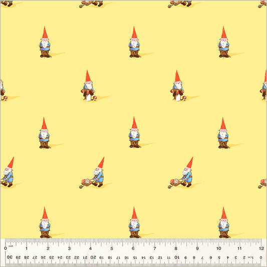 Gnomes Yellow from Heather Ross Favorites by Windham Fabrics