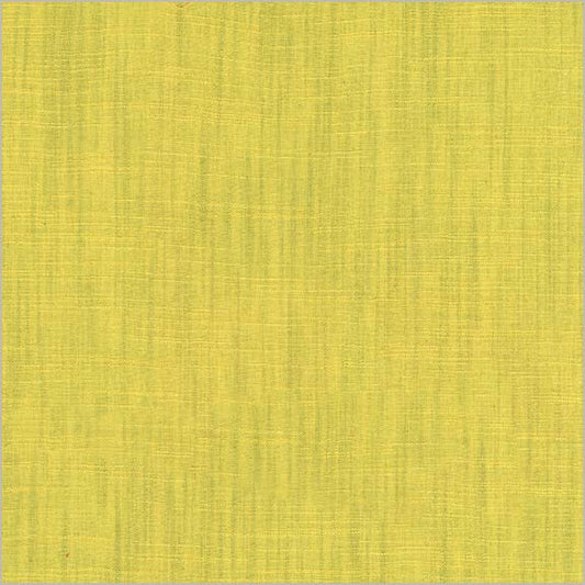 Handloom Chartreuse yarn-dyed woven cotton by Tara Faughnan for Windham Fabrics