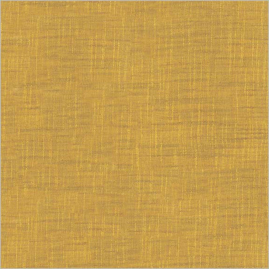 Handloom Ochre yarn-dyed woven cotton by Tara Faughnan for Windham Fabrics