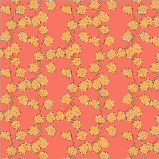 Windham Fabrics | Sally Kelly | Sunshine | Honesty | Coral