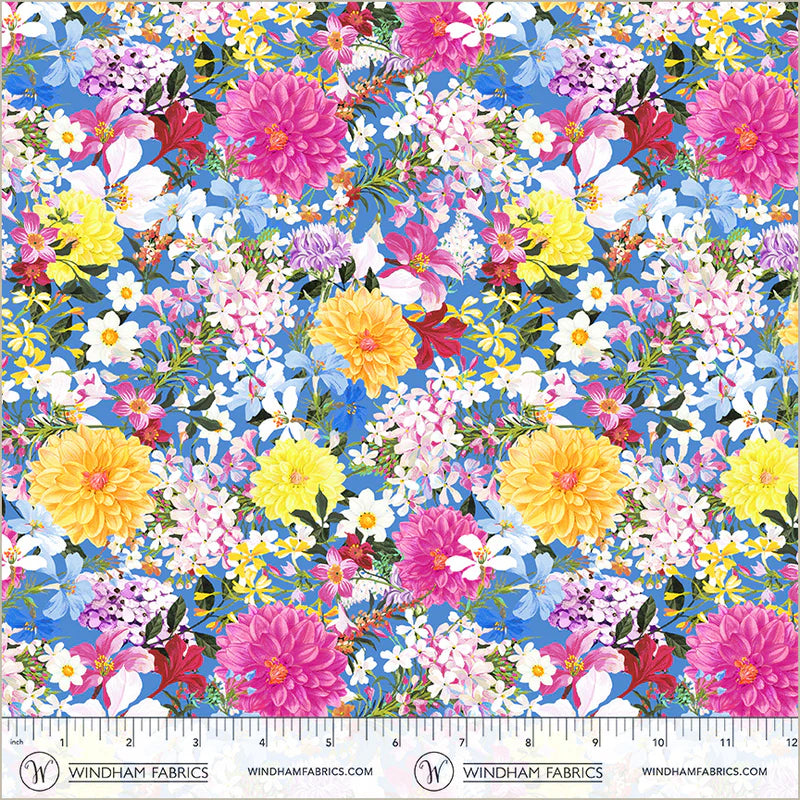 Windham Fabrics | Midnight Blooms | Whistler Studios | Wildflower Pickings | Sky