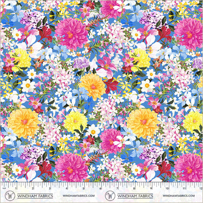 Windham Fabrics | Midnight Blooms | Whistler Studios | Wildflower Pickings | Sky