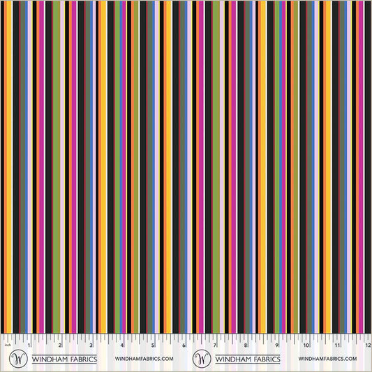 Windham Fabrics | Midnight Blooms | Whistler Studios | Striae | Multi