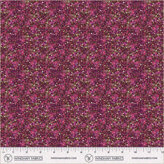 Windham Fabrics | Midnight Blooms | Whistler Studios | Flowerbed | Plum