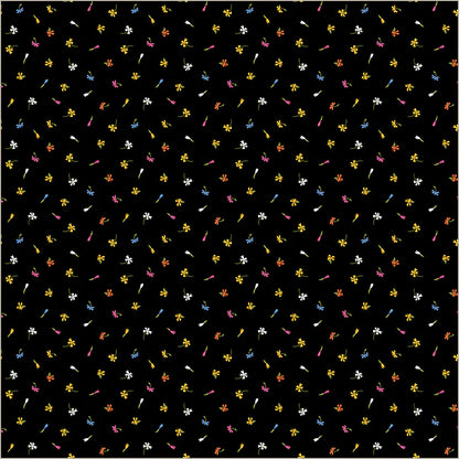 Windham Fabrics | Midnight Blooms | Whistler Studios | Floret | Black
