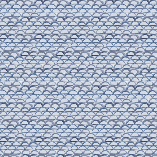 P&B Textiles | Meadow at Dusk | 5538-B | Tonal Ditzy Allover Blue