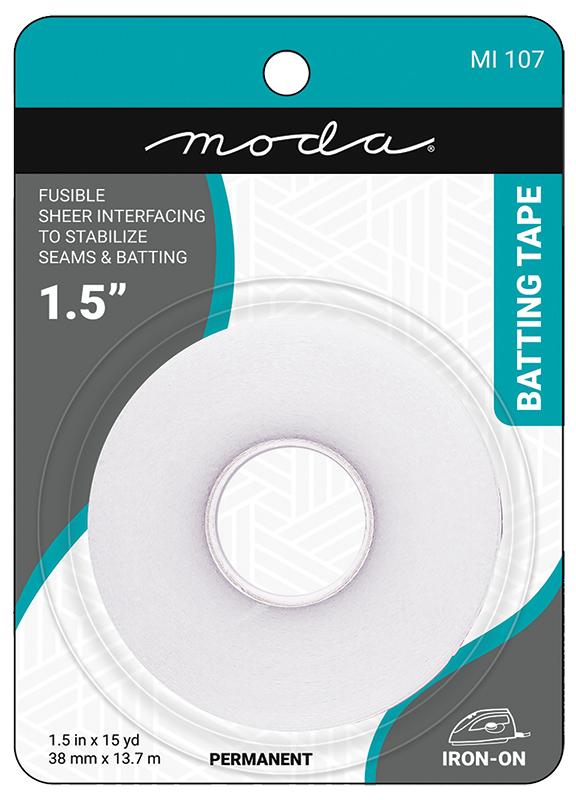 Moda | Batting Tape | Iron-on | 1.5" x 15 yds