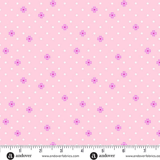 Andover | KP Creates | Color Pop Playground | Dot Dot Bloom | Pink