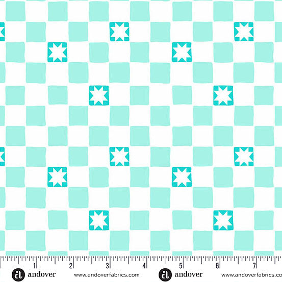 Andover | KP Creates | Color Pop Playground | Twinkle Tiles | Aqua